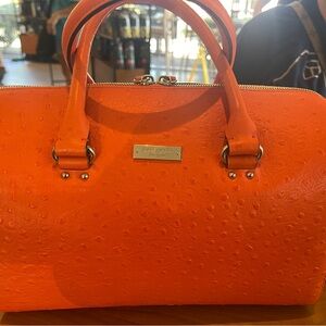 Kate Spade Vibrant Orange Satchel